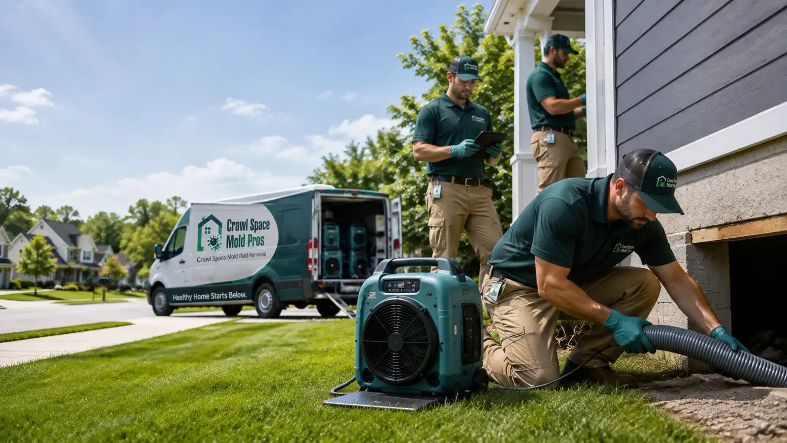 Crawl Space Mold Removal in Hubbard, OH